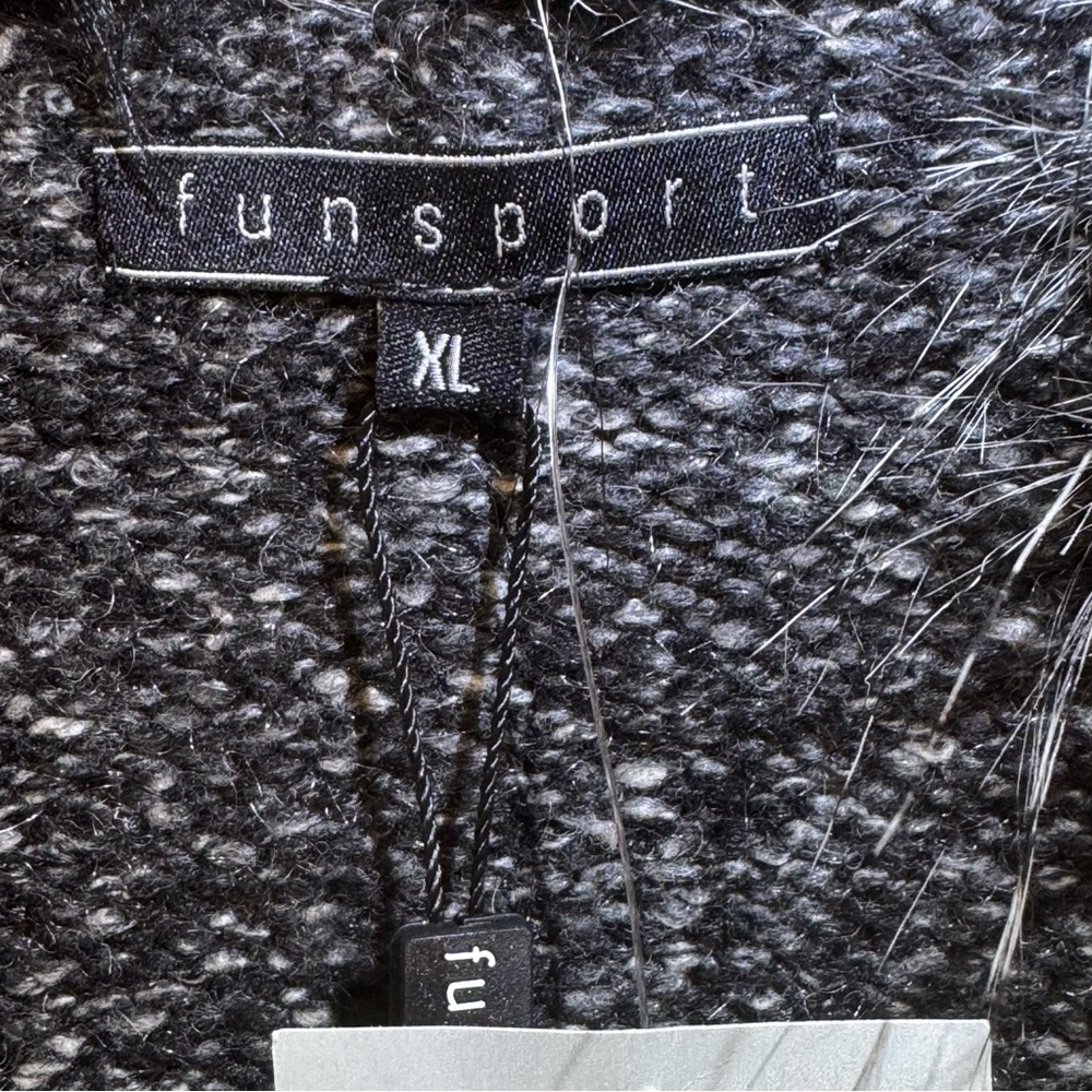 Funsport Women’s Gray Knit Cardigan Size XL - Picture 12 of 16